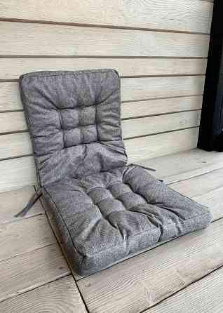 Подушка для стільців (50x120х8 см) подвійна Decorator Мальмо колір сірий 84-151 Київ