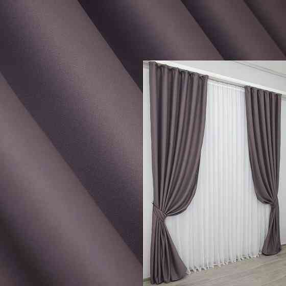 Комплект готовых штор VR-Textil Блэкаут Midnight № 1231ш Марсала 150х290 см 2 шт (33-0078) Киев
