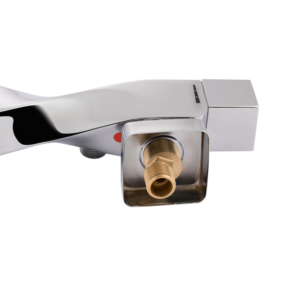 Змішувач для душу Qtap Zkrouceny термостатичний QTZKR40T105C Chrome Київ - фото 4