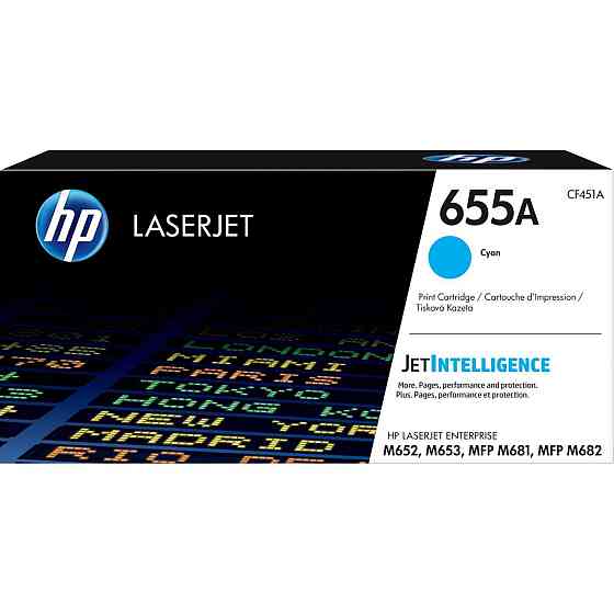 Картридж HP CLJ 655A Cyan 10.5K (CF451A) Киев