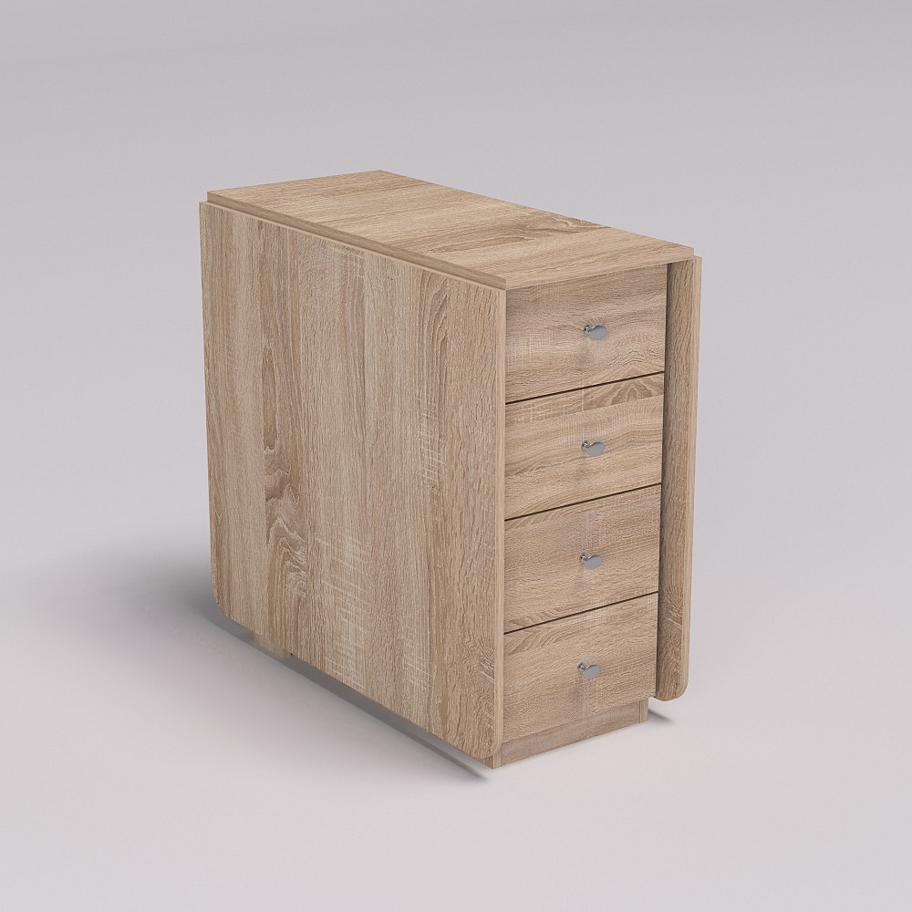 Стіл-тумба №5 Комбі, Дуб Сонома, 380х800х750 Львів - фото 2