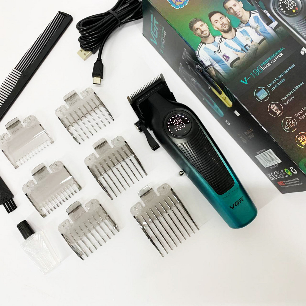 Професійна машинка для волосся VGR, Багатофункціональний тример для стрижки волосся і бороди CJ-27 Львів - фото 11