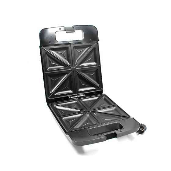 Сендвичница Мультимейкер DOMOTEC MS-7718 4 отдела 1000Вт (Черный) 1400ВТ,  с антипригарным покрытием Одесса