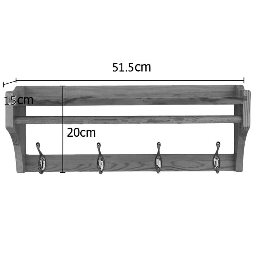 Вішалка для одягу "Гамільтон 4" венге Миколаїв - фото 2