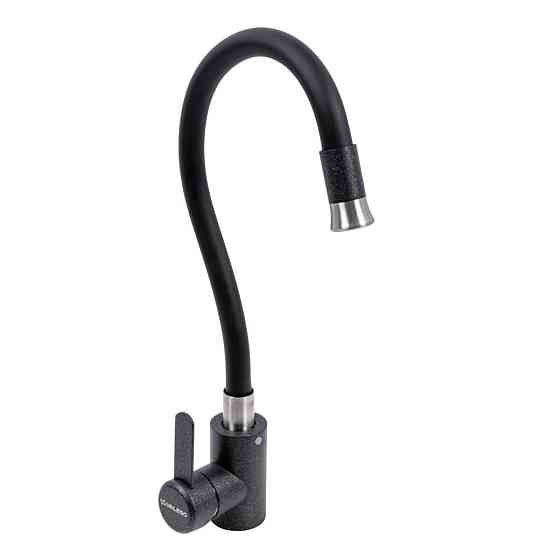 KT 90 змішувач гнучкий фарбований TM Valeso (АНТРАЦИТ) Коломыя