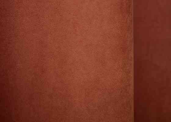 Шторная ткань нубук однотонный, Турция, цвет терракотовый 1512ш Киев
