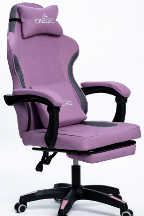 Кресло геймерское DIEGO Soft Pink Киев