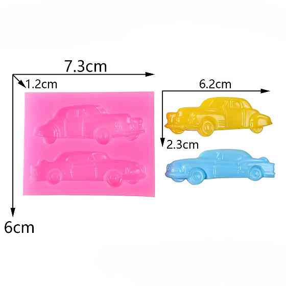 Молд силиконовый Машина 73 на 60 см розовый Киев