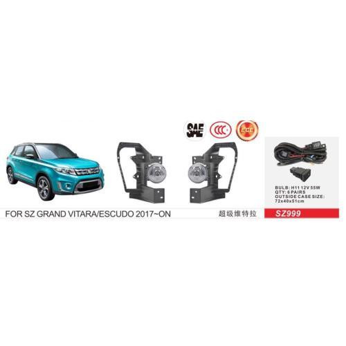 Додаткові фари для Suzuki Vitara 2017+ модель SZ-999 з електропроводкою H11 12V55W Харків - фото 1
