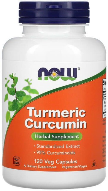 Куркумін Now Foods Turmeric Curcumin 120 вегетаріанських капсул Київ - фото 1