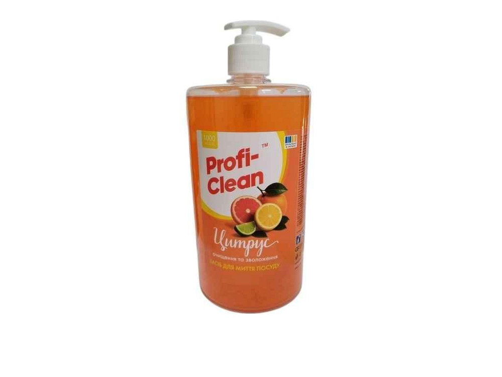 Средство для мытья посуды 1л Цитрус ТМ PROFI-CLEAN Киев - изображение 1