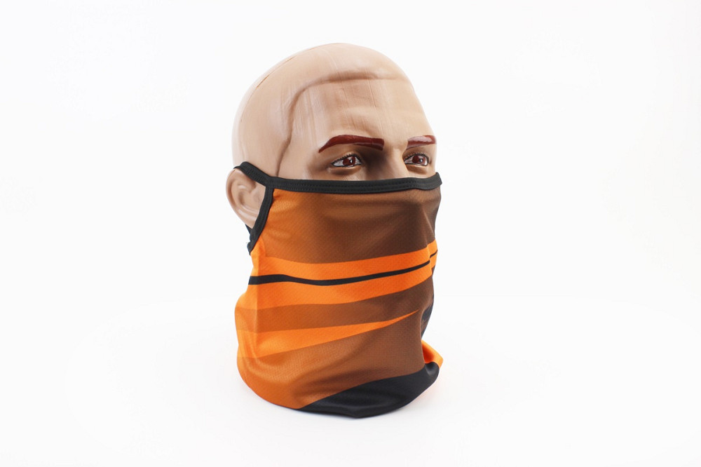 Маска обличчя пилозахисна "KTM", з помаранчевим малюнком, GE-108 Київ - фото 1