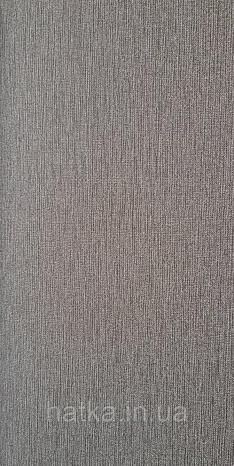 Шпалери вінілові на флізеліновій основі Rasch Ascona 1.06х10 однотонні структурні тонка смужка чорні Київ - фото 1