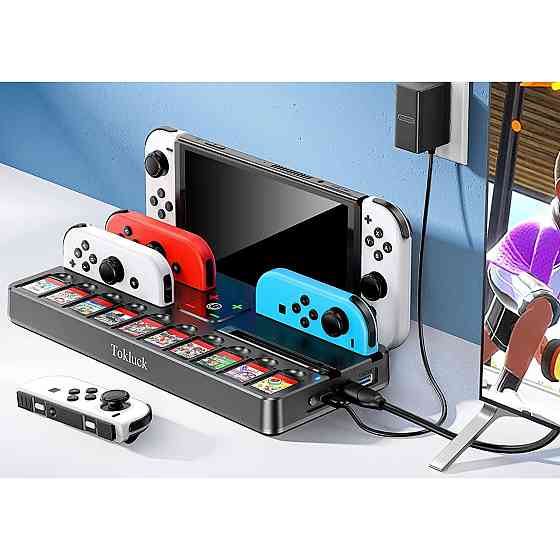 Подставка Nintendo Switch Standard / OLED HDMI зарядка для джойконов OIVO NG-SW804X Киев