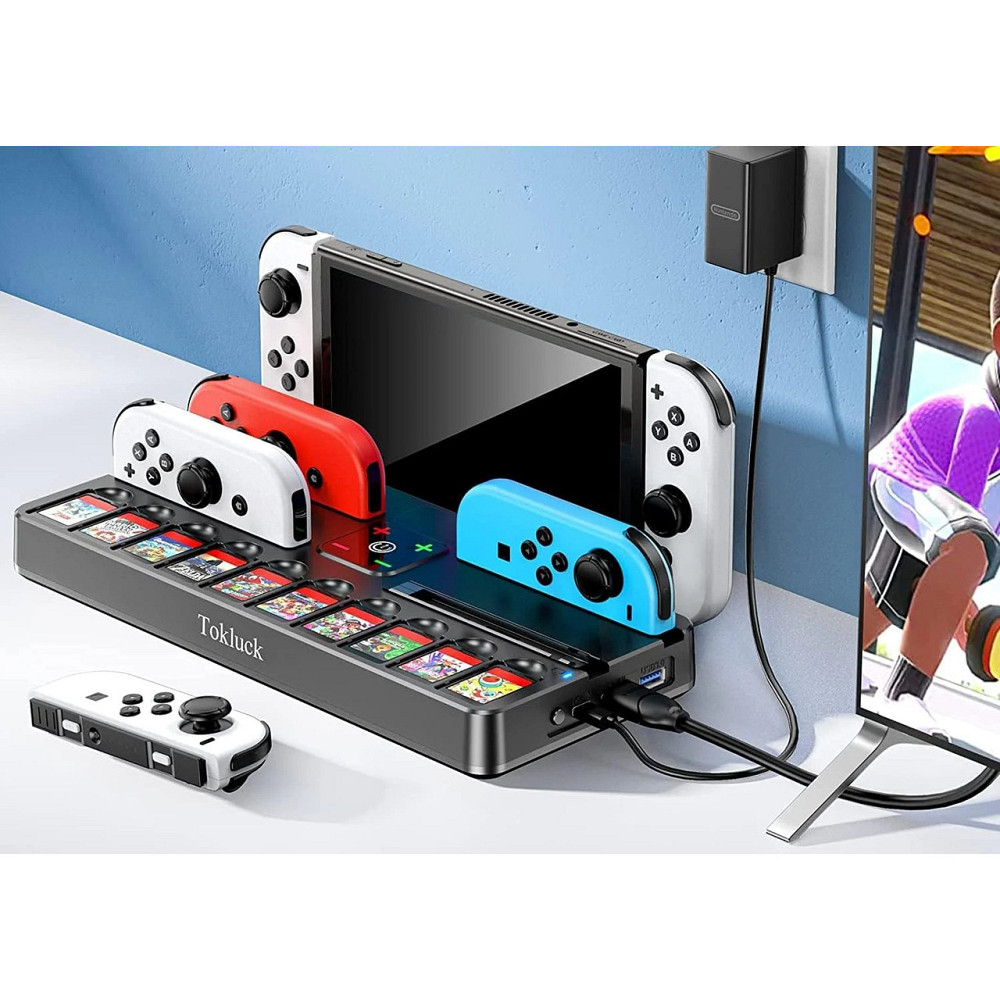 Подставка Nintendo Switch Standard / OLED HDMI зарядка для джойконов OIVO NG-SW804X Киев - изображение 4