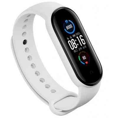 Ремешок для фитнес браслета BeCover Silicone для Xiaomi Mi Smart Band 5 White (705072) Винница