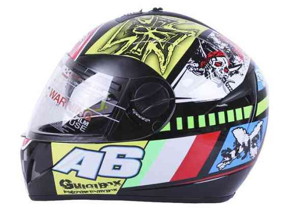 Мотошлем интеграл MD-800 (черный с цветной графикой А6, size S) Мукачево