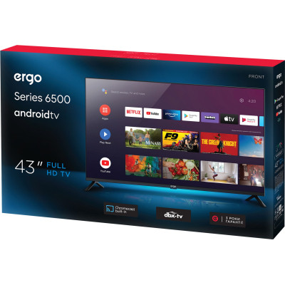 Телевизор Ergo 43GFS6500 Винница - изображение 6