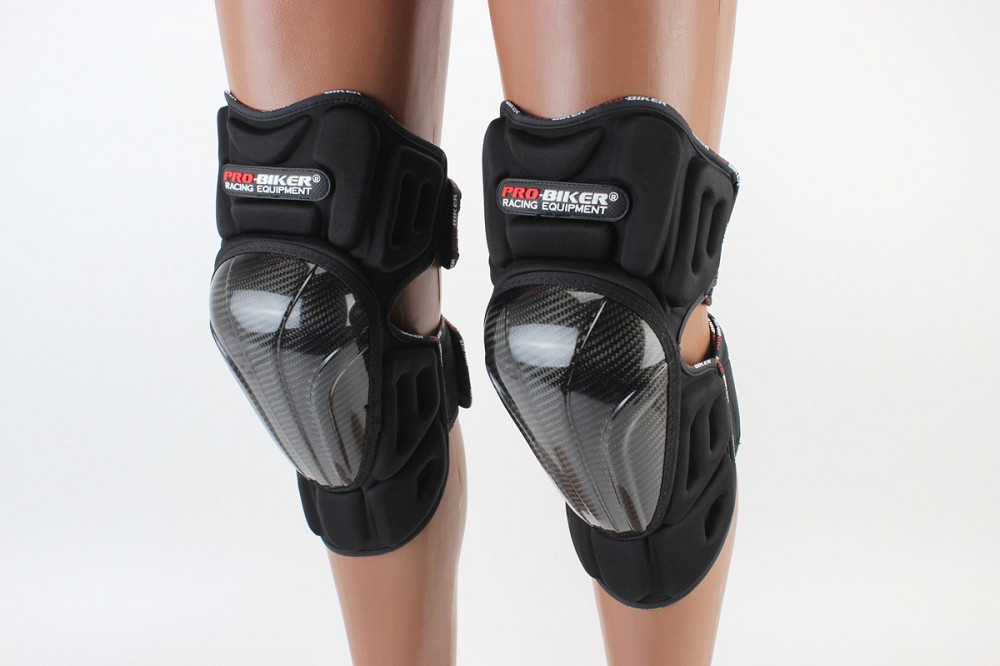 Наколінники захисні (коліно) к-кт 2шт, Чорні Київ - фото 1