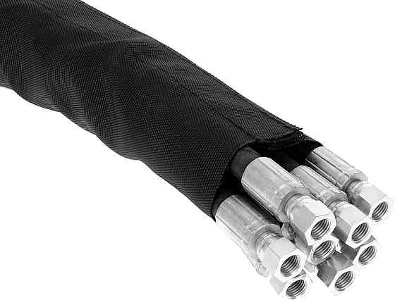 Защитный рукав Safe-Wrap WR-RD60R10 черный Ø60 мм 10 м для гидравлического шланга водонепроницаемый защитная Киев
