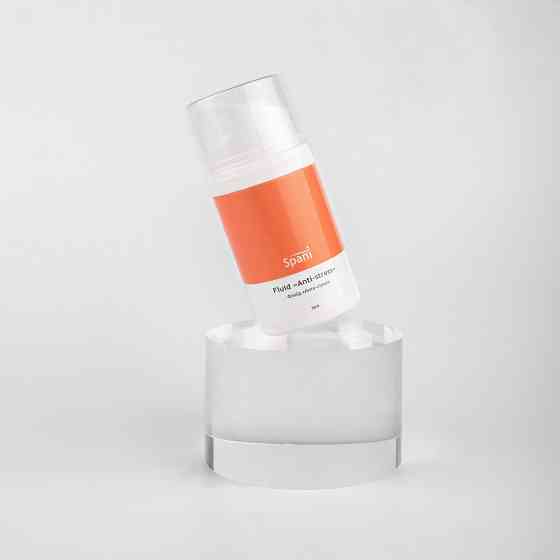 Легкий гель для обличчя з ефектом матування та SPF 35 Fluid Anti-stress SPF 35 Spani 50 мл Київ