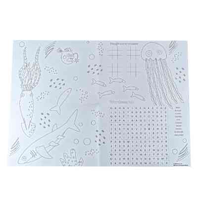 Набор для творчества Crayola Подложки-раскраски "Подводный мир" 2 шт с карандашами (15755-C) Винница