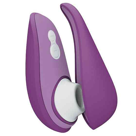 Вакуумний кліторальний стимулятор Womanizer Liberty 2 Purple, 8 режимів, магнітна кришечка Sex Aura Київ
