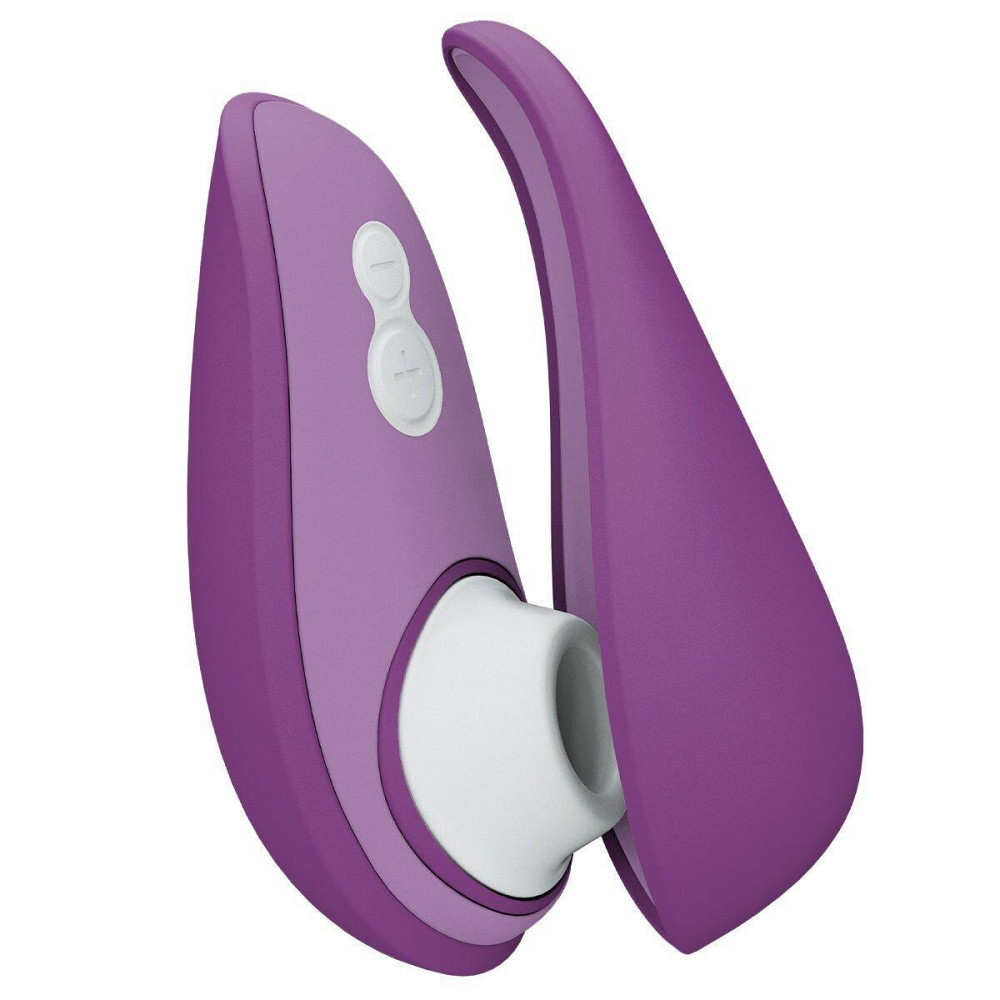 Вакуумний кліторальний стимулятор Womanizer Liberty 2 Purple, 8 режимів, магнітна кришечка Sex Aura Київ - фото 1