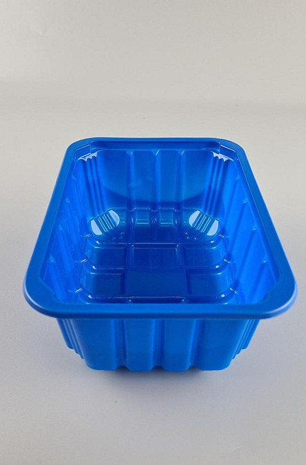 Пищевые упаковки полипропиленовая на М-3 (187х137х75) синий полимерный (50 шт) Харьков - изображение 2