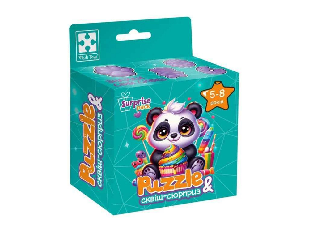 Пазлы с сюрпризом Панда VT8030-08 ТМ VLADI TOYS Киев - изображение 1