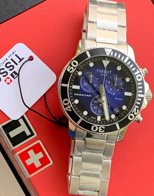Дайверський годинник TISSOT Seastar 1000 (НОВНІ) T120417 ремінець, браслет. Харків - фото 6
