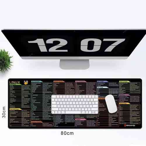 Игровая поверхность, большой коврик для мышки 80x30см, Excovip Linux Киев