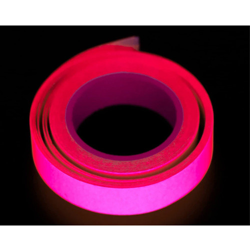 Лента люминесцентная клейкая 10мм x 3м, фосфорная, розовая Вінниця - фото 3