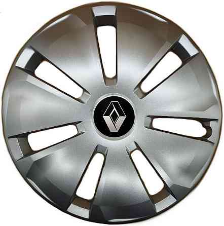 Автомобильные модельные колпаки R16 Renault 433 4шт, SJS, серебряные Киев