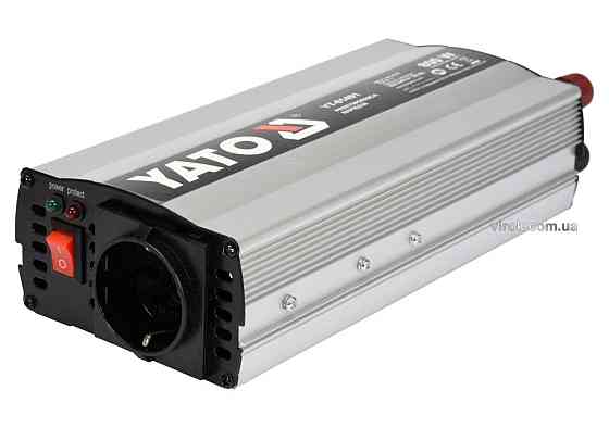 Перетворювач напруги YATO з джерела 12 В DC в 230 В, 800 Вт AC [12/240] Одеса