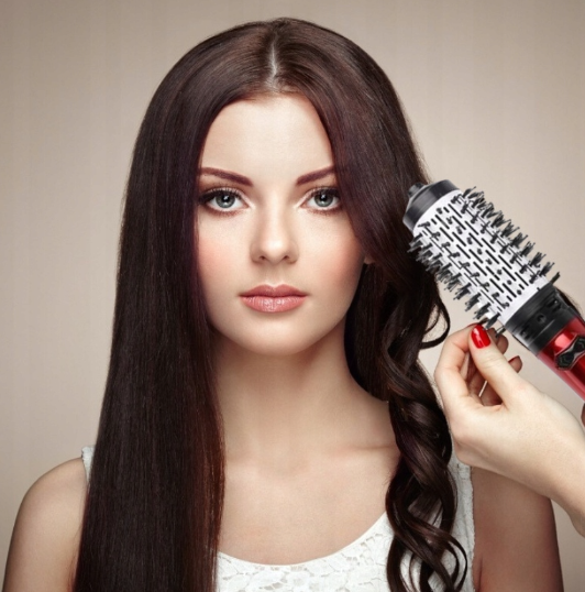 Фен-щітка, стайлер з насадками Gemei GM-4829 з насадкою, що обертається, відсіти 220в ART:7701 Одеса - фото 3