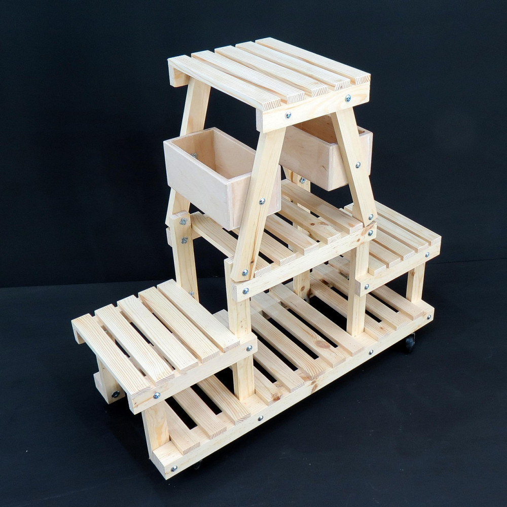 Підставка для квітів "Анжу" бланже на коліщатках Миколаїв - фото 4