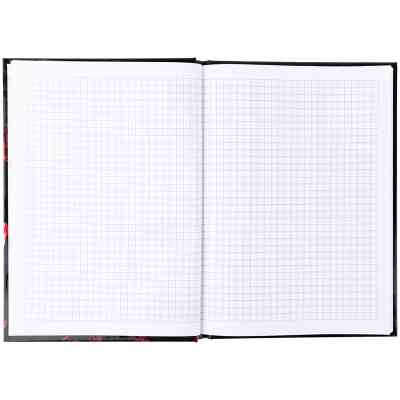 Книга записная Axent Red fleur А5, 96 листов, клетка, твердая обложка (8459-3-A) Винница