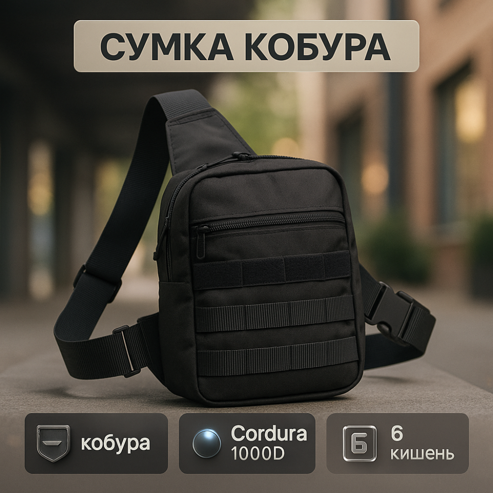 Сумка тактическая для документов, Сумка тактическая для мужчин на грудь GE-72 Львов - изображение 11