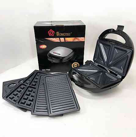 Бутербродница гриль с антипригарными пластинами Domotec, Электрогриль для мясных блюд PW-26 Ивано-Франковск