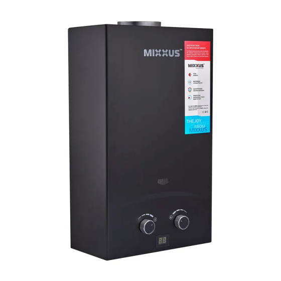 Газова колонка MIXXUS GWH-0210 BASIC BLACK димохідна 10 л/хв    ( WH0023 ) 30788 Харьков