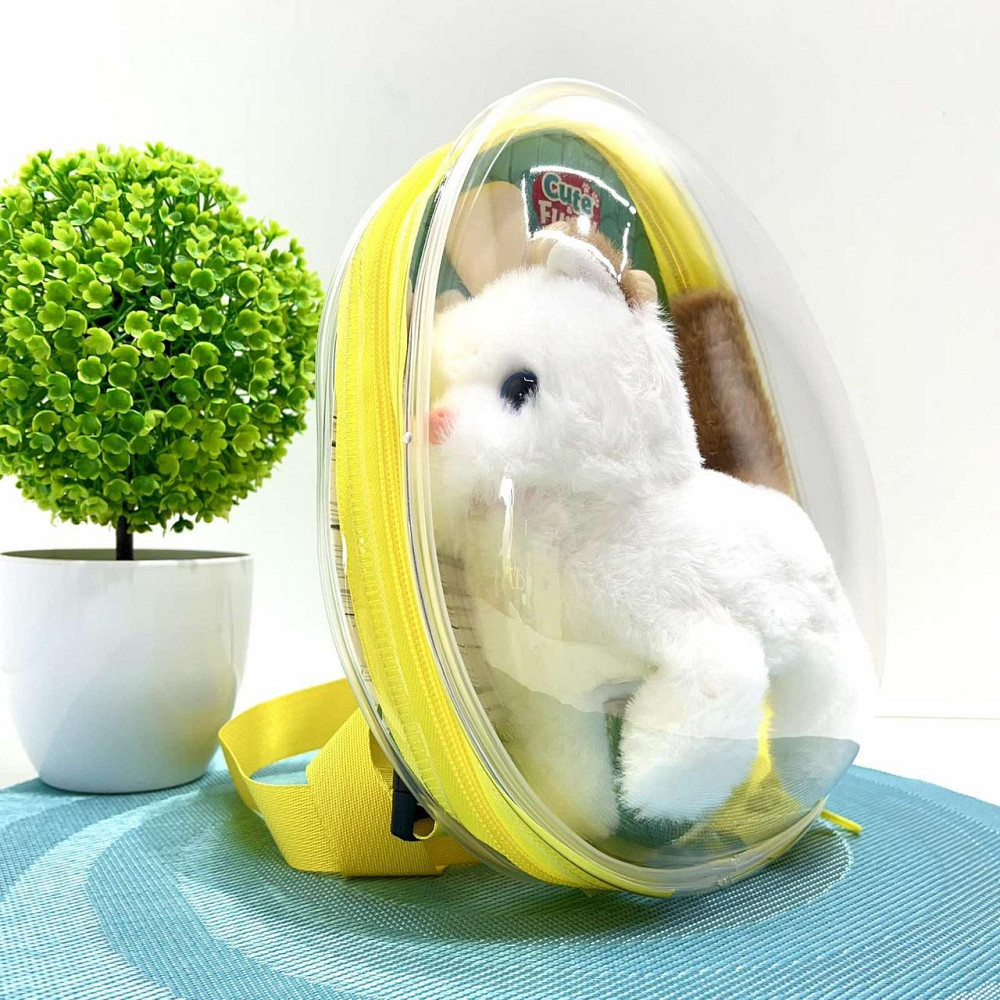 Кошеня інтерактивне ходить видає звуки ворушить хвостиком в рюкзаку Білий з коричневим (777-23C) Чернігів - фото 8