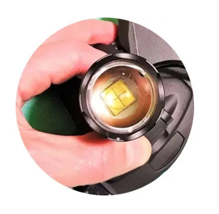 Налобний ліхтар Police BL-XQ-218-HP50 Power bank + microUSB + 3х18650 + 3 режим Вінниця - фото 7