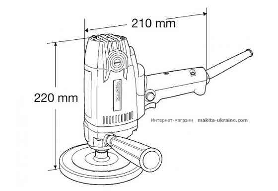 Полірувальна шліфмашина MAKITA PV7000C Київ