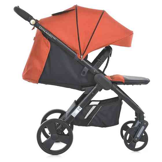 Коляска дитяча EL CAMINO DYNAMIC PRO Redwood прогулянкова з чохлом та дощовиком Помаранчева (ME 1053-3) Чернігів