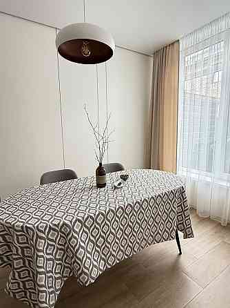 Ecotton Скатертина столова Ecotton DUCK 150х170 см водовідштовхувальна Абстракт сірий (27951/29 Коломия