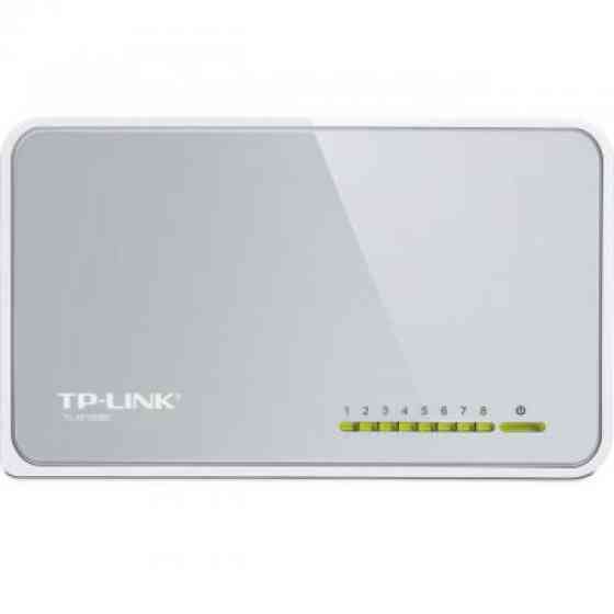 Комутатор TP-Link TL-SF1008D, 8-port 10/100M mini Desktop Switch, 8 10/100M RJ45 ports, Plastic case Киев