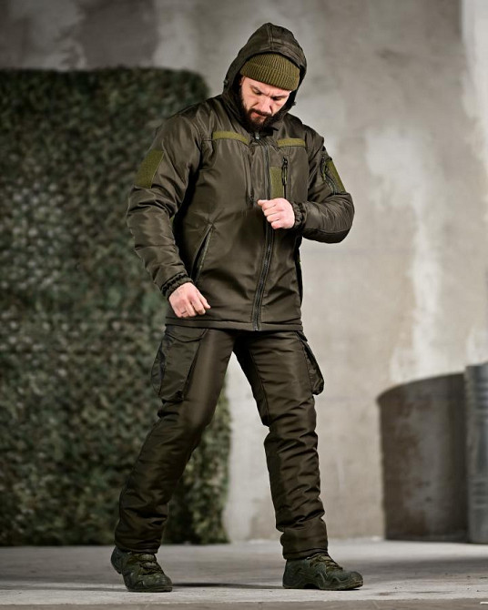 Зимний тактический костюм NORTHERN  олива ТР6586 Одесса - изображение 3
