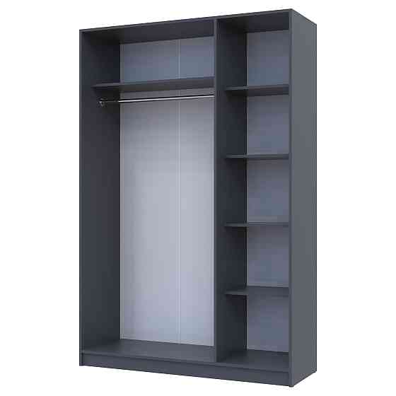 Шафа розпашна для одягу Doros Промо 135х48х204 см Графіт (DRS-011206) Львів