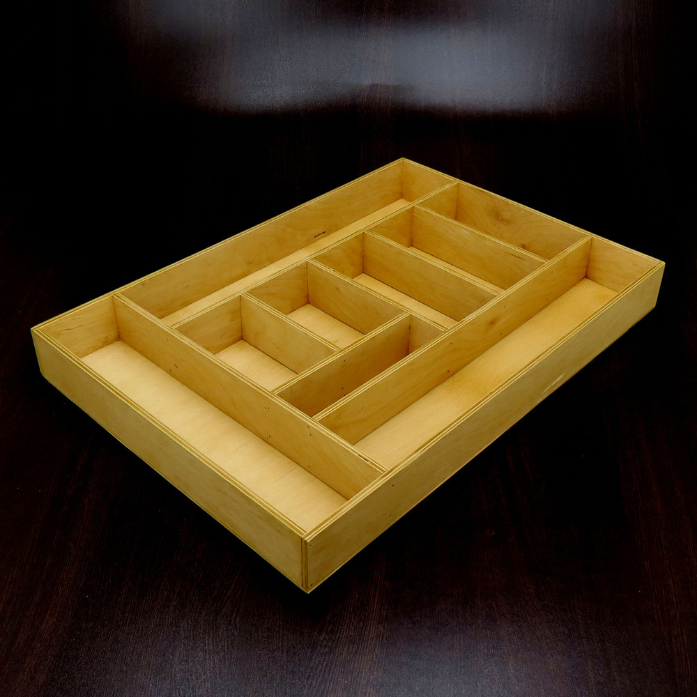 Лоток для столових приладів "Інфусьон 45х65" каррі Миколаїв - фото 1